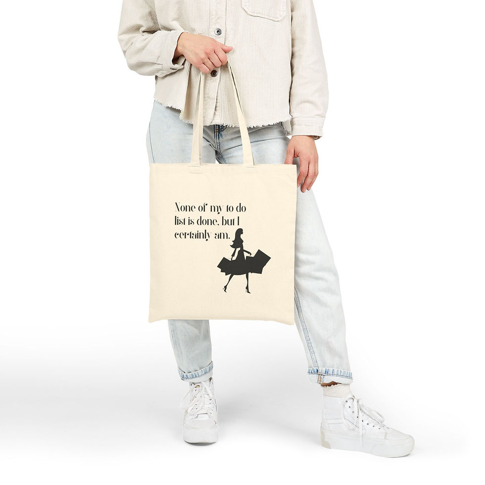 Thumbnail: Chic Shopping Tote Bag, Stylish Reusable Cotton Tote, Perfect Gift, Eco-Friendly