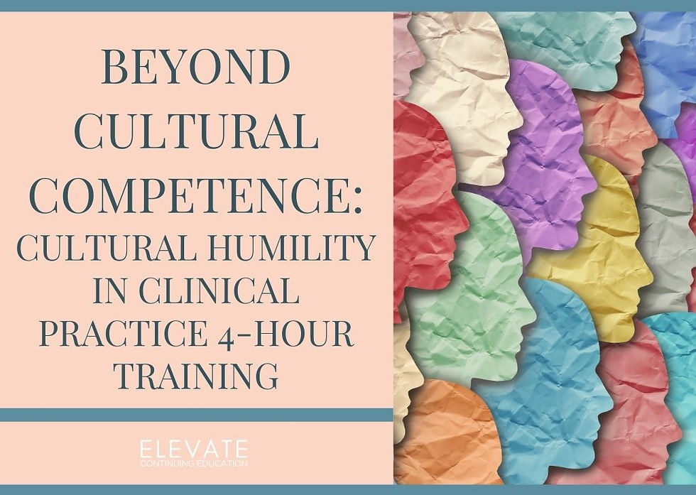 Beyond Cultural Competence 4 Hour Cultural Humility Training Image