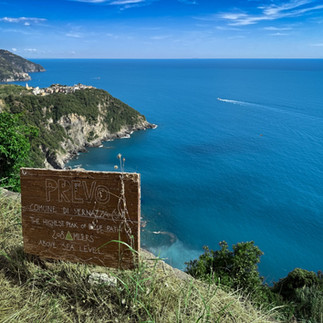 Punto panoramico lungo l'ultima tratta del trekking
