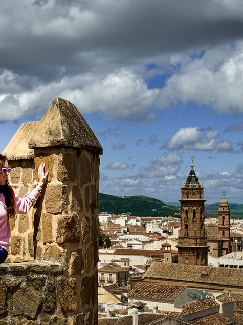 Panorama di Antequera dall'alto