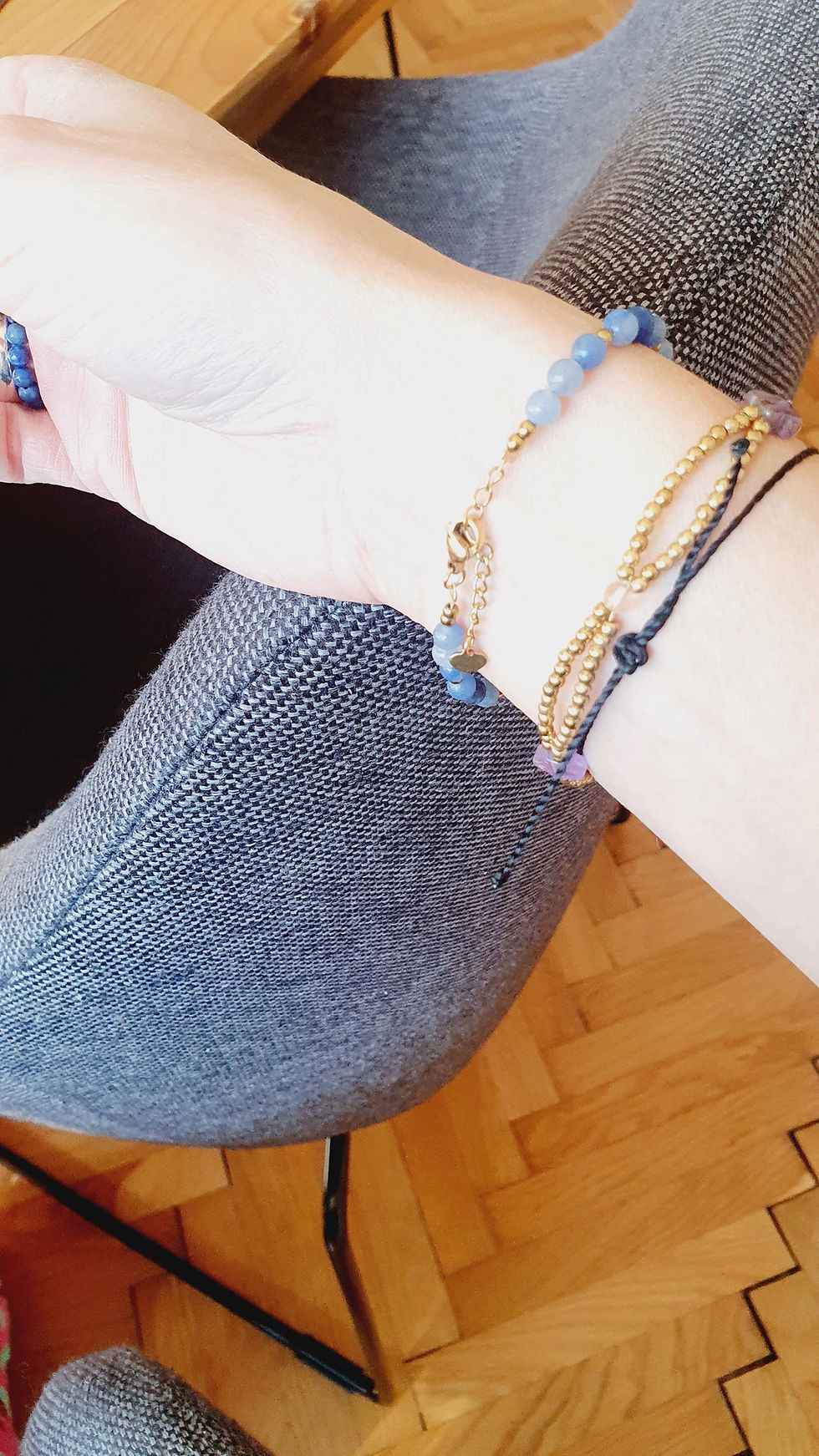 Miniaturbild: BLUE | Armband aus Sodalith und Hämatit