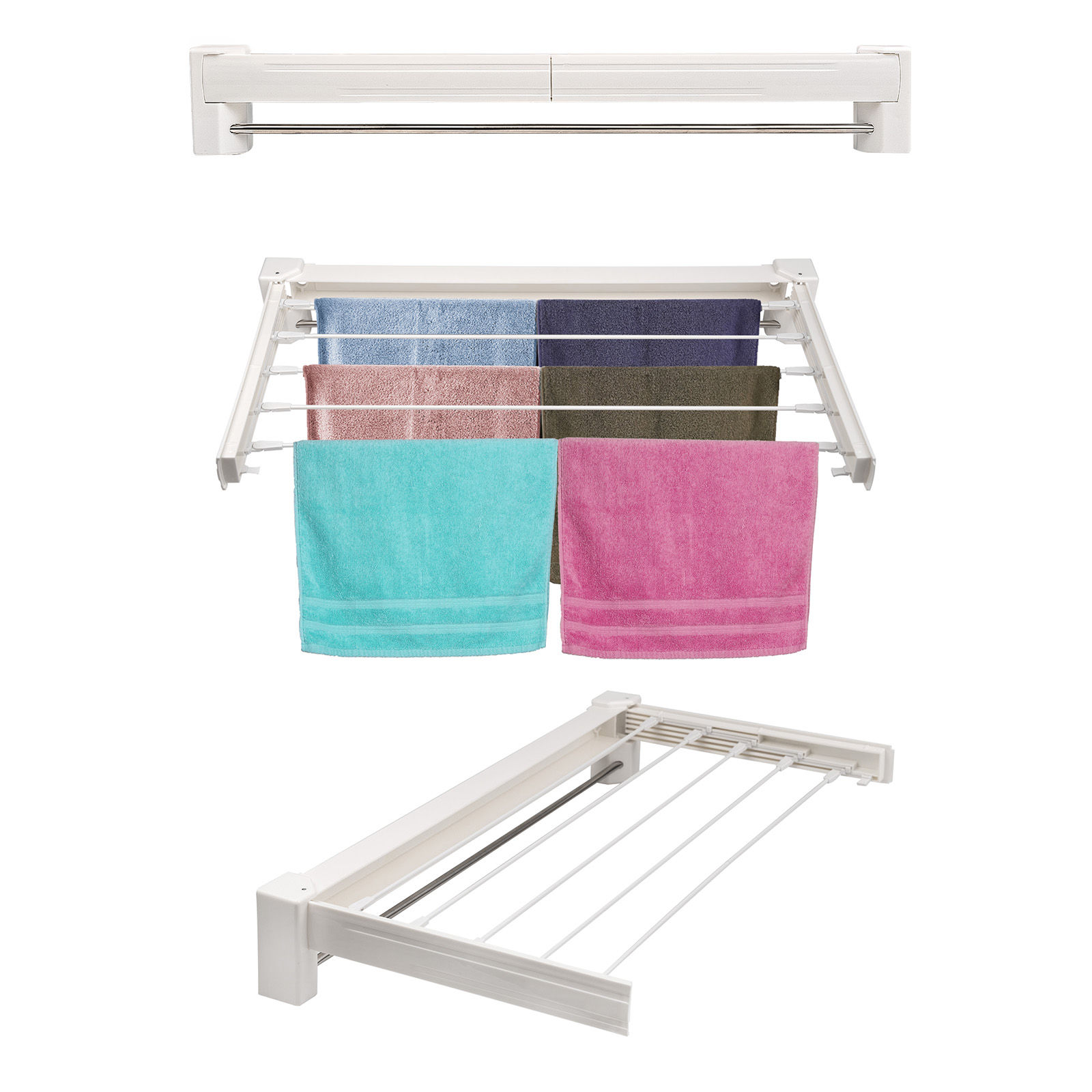 Space-Saving Extendable Drying Rack
