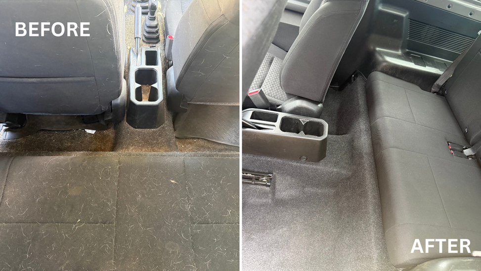 Susuki jimney Pre-sale detail with pet hair removal and odour elimination in Henley