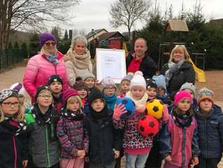 Sandhasennest Benshausen - Qualitätssiegel "Bewegungsfreundliche Kindertagesstätte" wurde
