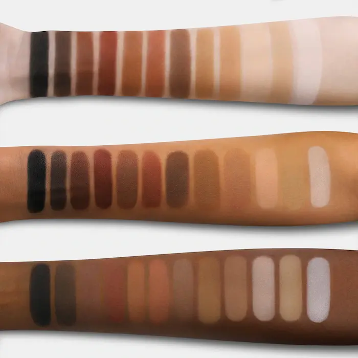 arm swatches of Makeup By Mario Eyeshadow Palette - beauty station by rafia