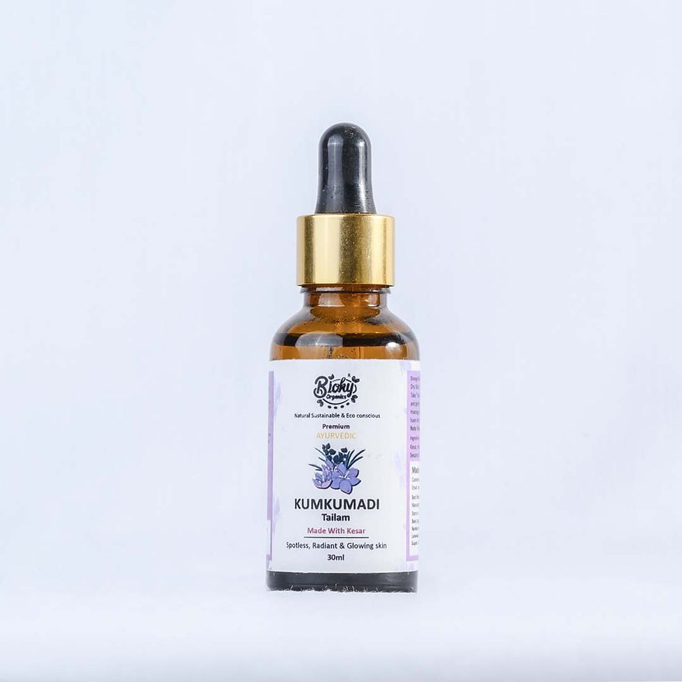 Thumbnail: Kumkumadi Oil Bioky Organics | clear and spotless skin M.R.P. - 450 , 30ml