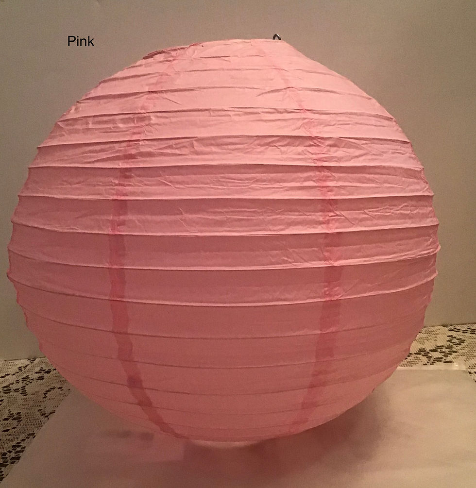 pink chinese lantern - event rentals