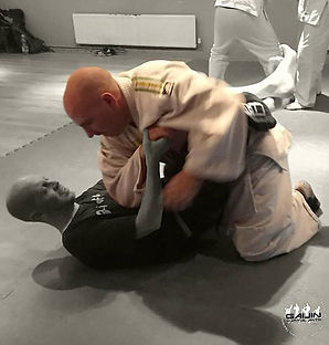 Chief Instructor working his Ju Jitsu at SE London School of Ju Jitsu