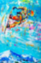 "The Drop float mount archival metal print.