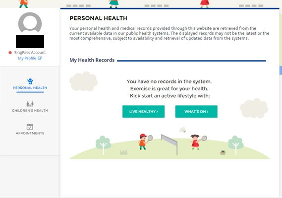 Access your personal health records online – HealthHub