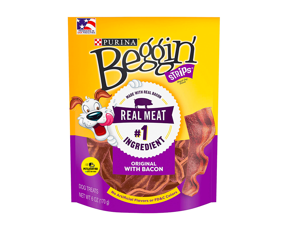 PURINA BEGGIN STRIPS BACON
