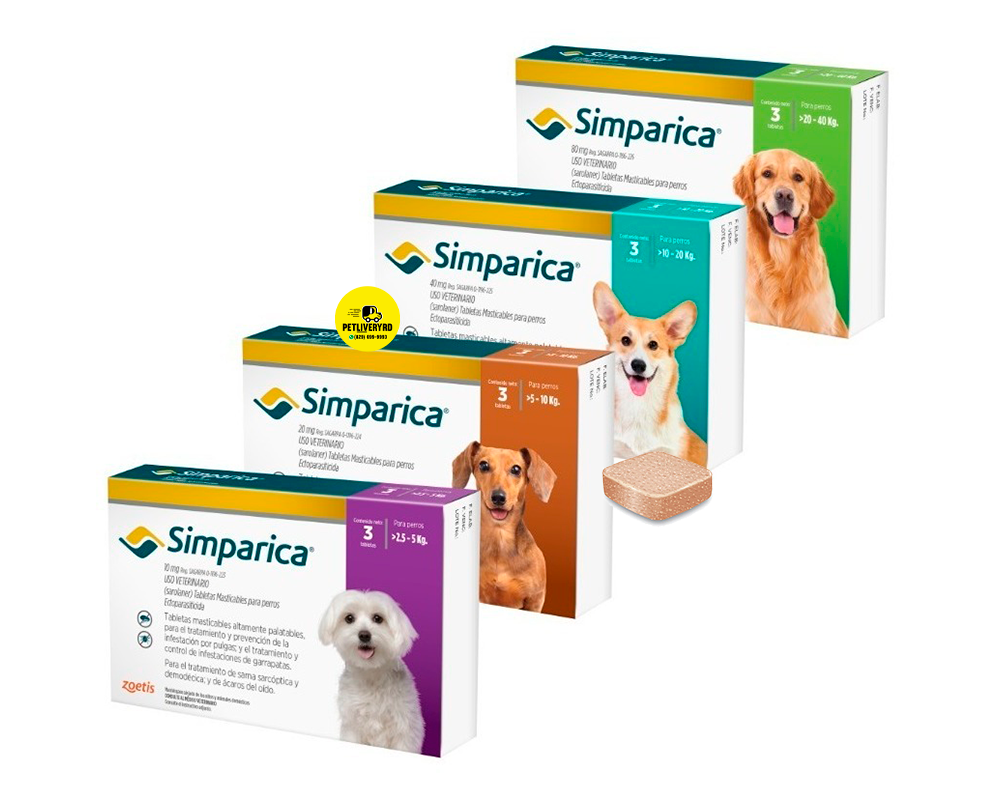 SIMPARICA TABLETAS MASTICABLES