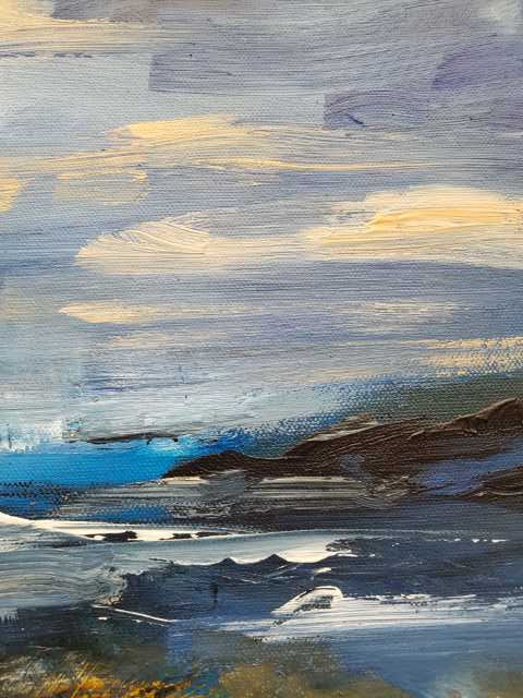 Winter beach North Sea