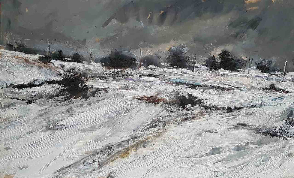 Winter landscape Yorkshire 3