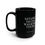 Thumbnail: Satanic Salem Walking Tours B&W Pentagram Mug | 15 oz, Black, Glossy