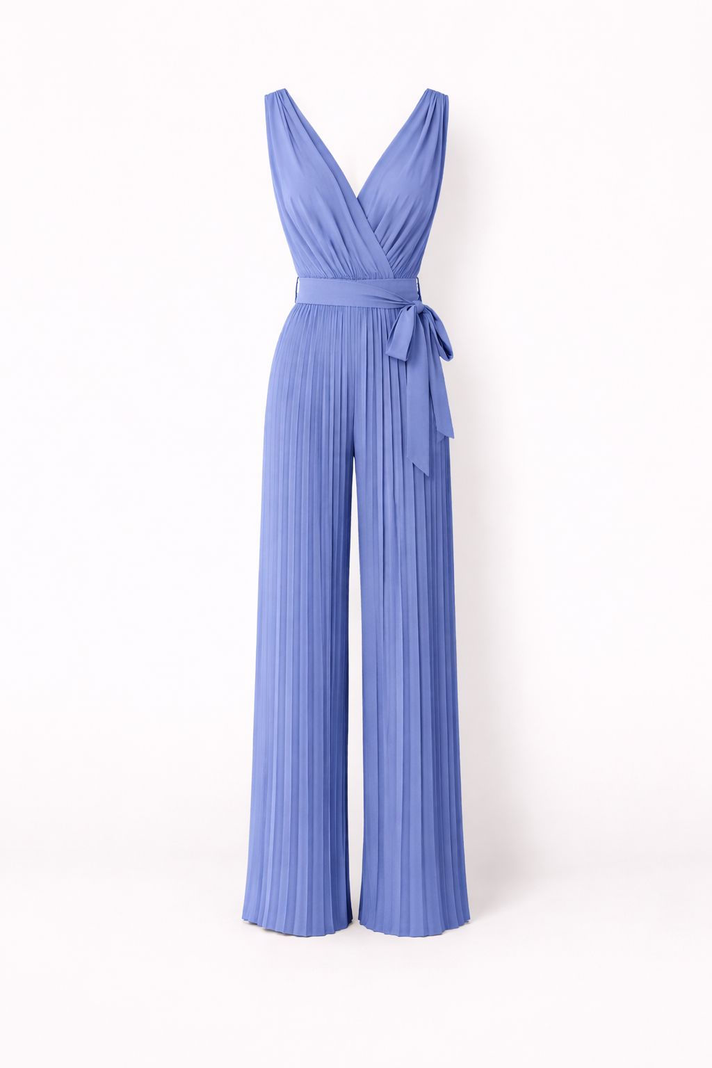 MB Plissé Soft Blue Jumpsuit