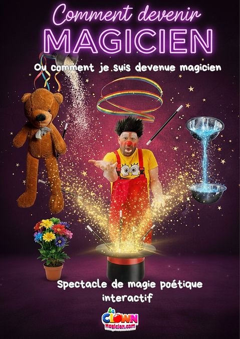 Spectacle comment devenir magicien magie bretagne quimper brest lorient finistere morbihan