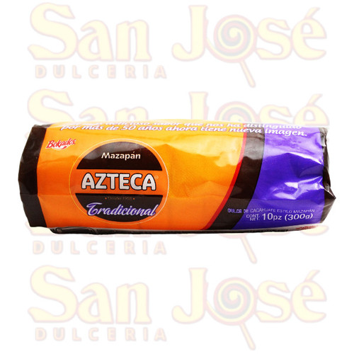 MAZAPAN AZTECA ROLLO C/10 PZAS BOKADOS | Dulceria San Jose
