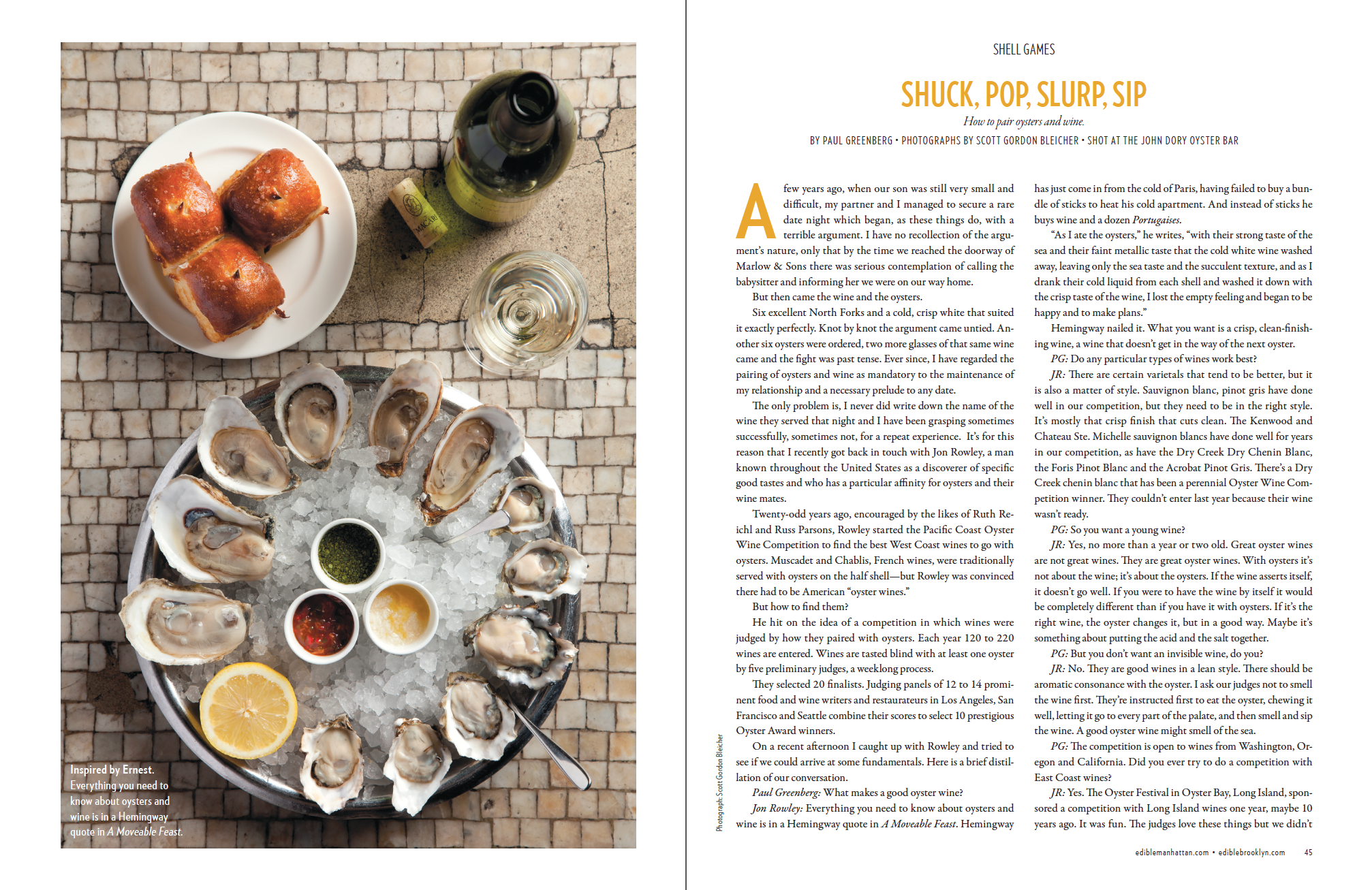 Shuck, Pop, Slurp, Sip (p.1 of 3)