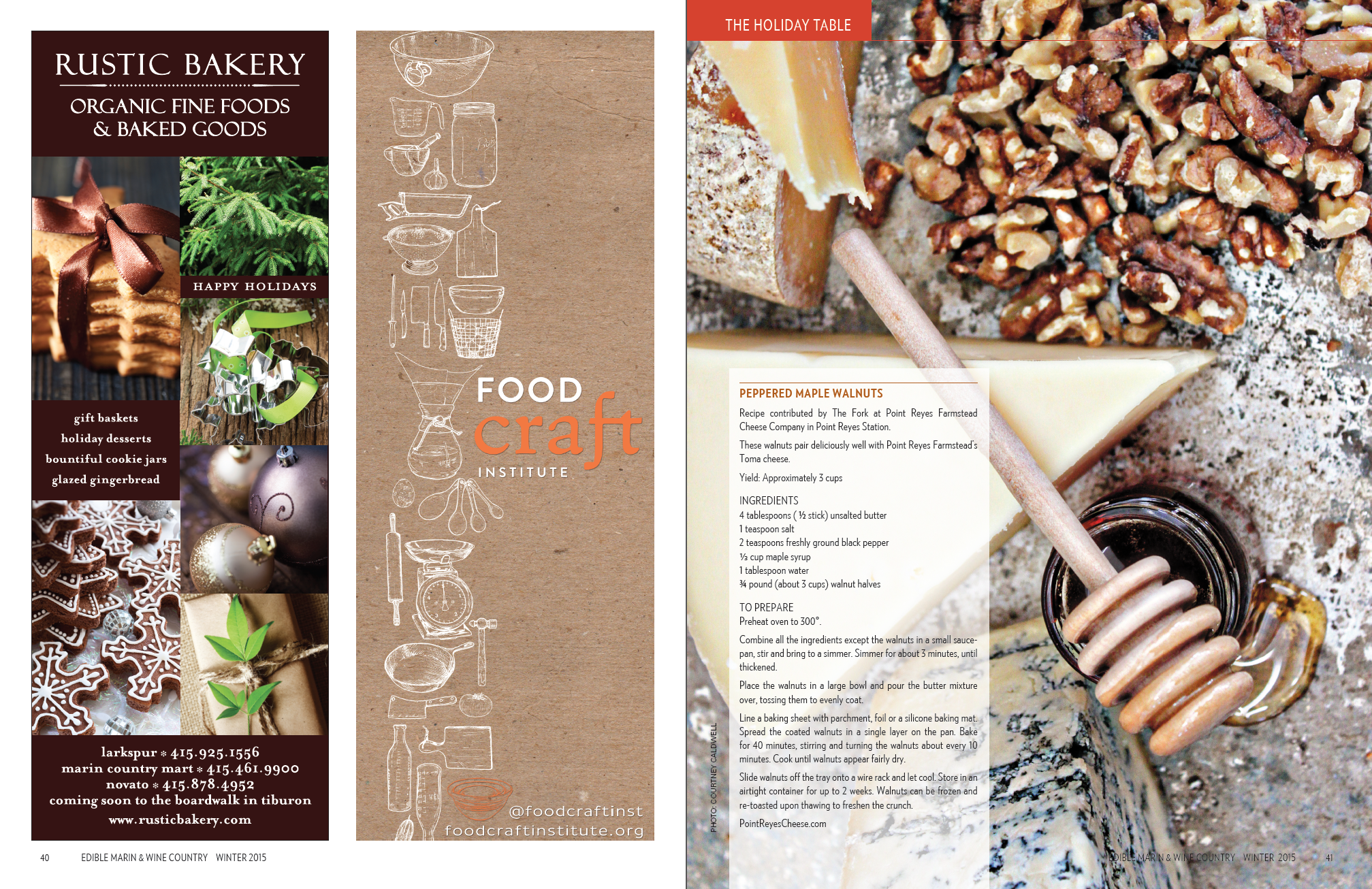Peppered Maple Walnut Recipe