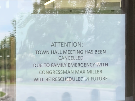 UPDATE: Max Miller’s Evasion Continues—Two Town Halls, No Show