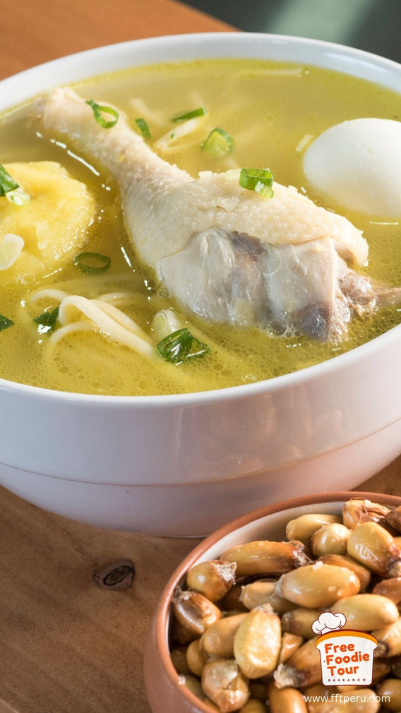 caldo de gallina, Peruvian soup, Spanish influence, Andean influence, Free Foodie Tour Barranco