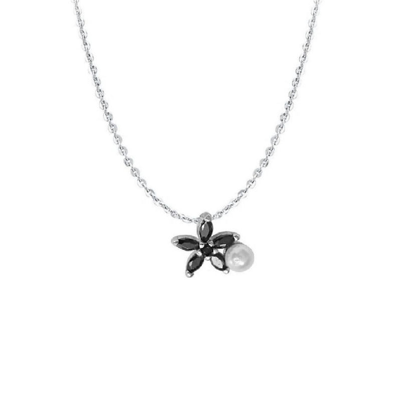 925 Sterling Silver Daisy Flower Necklace Women