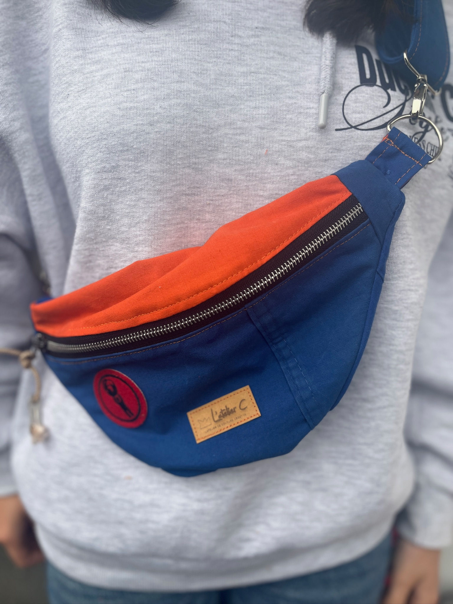 Sac banane - article upcyclé en toile de tente