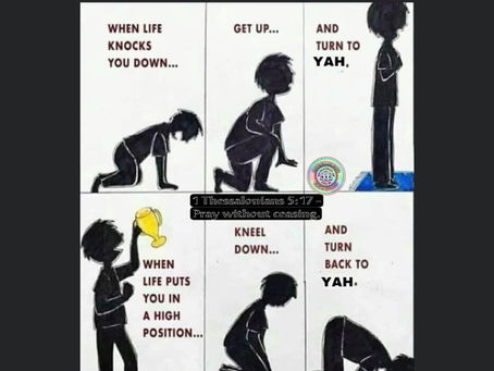 #MorningBrew☕️🧎🏾♀️The gist is to ALWAYS pray...The Most High sees the inner prayer of your heart.