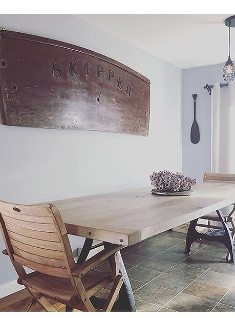 Love this table and boat back we delivered out this week, looks great!