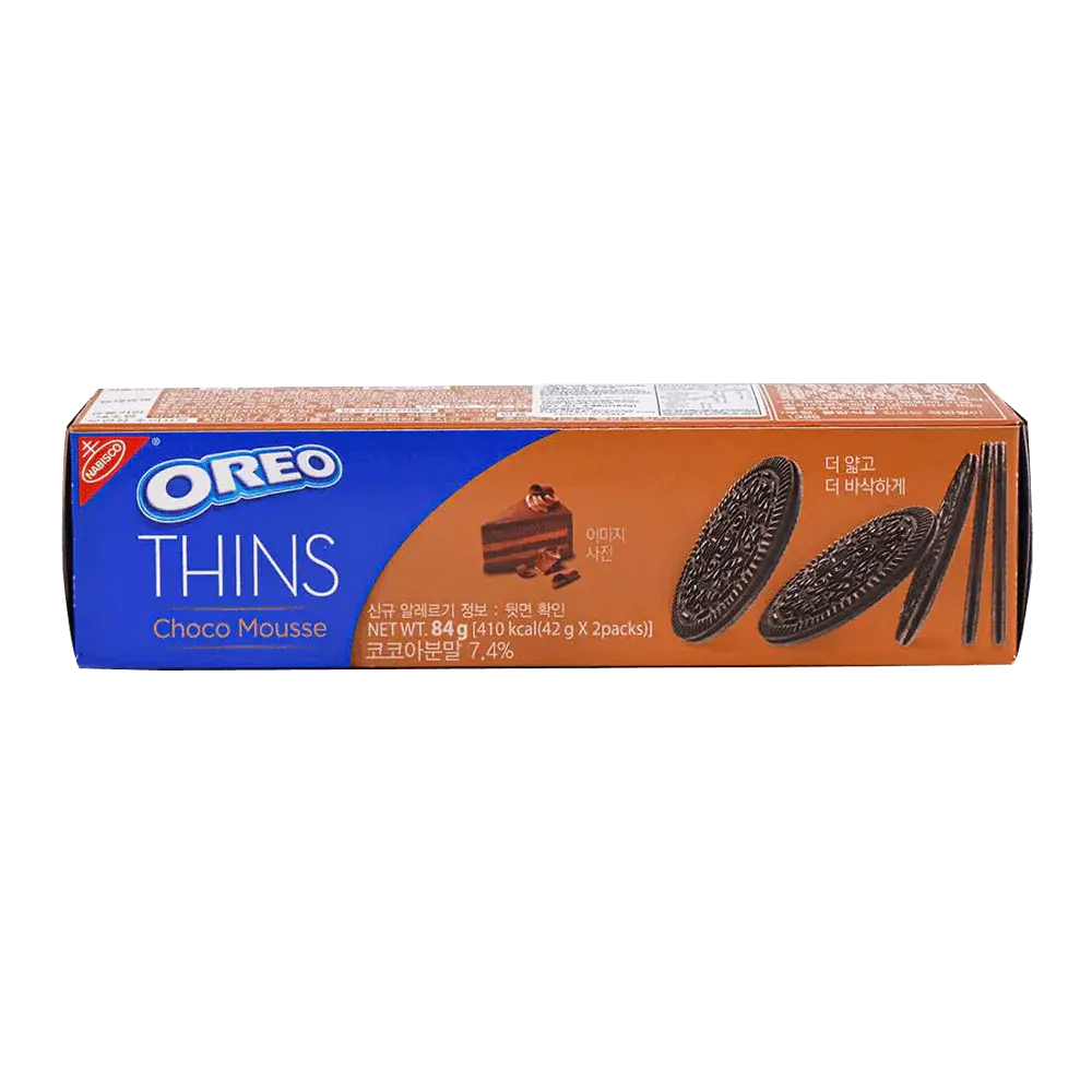 Oreo chocolate mousse thins - 84g