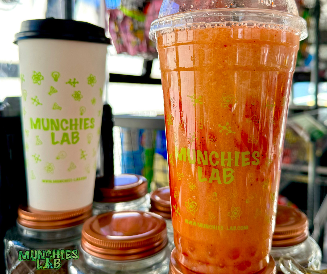 Arranged Food and Objects