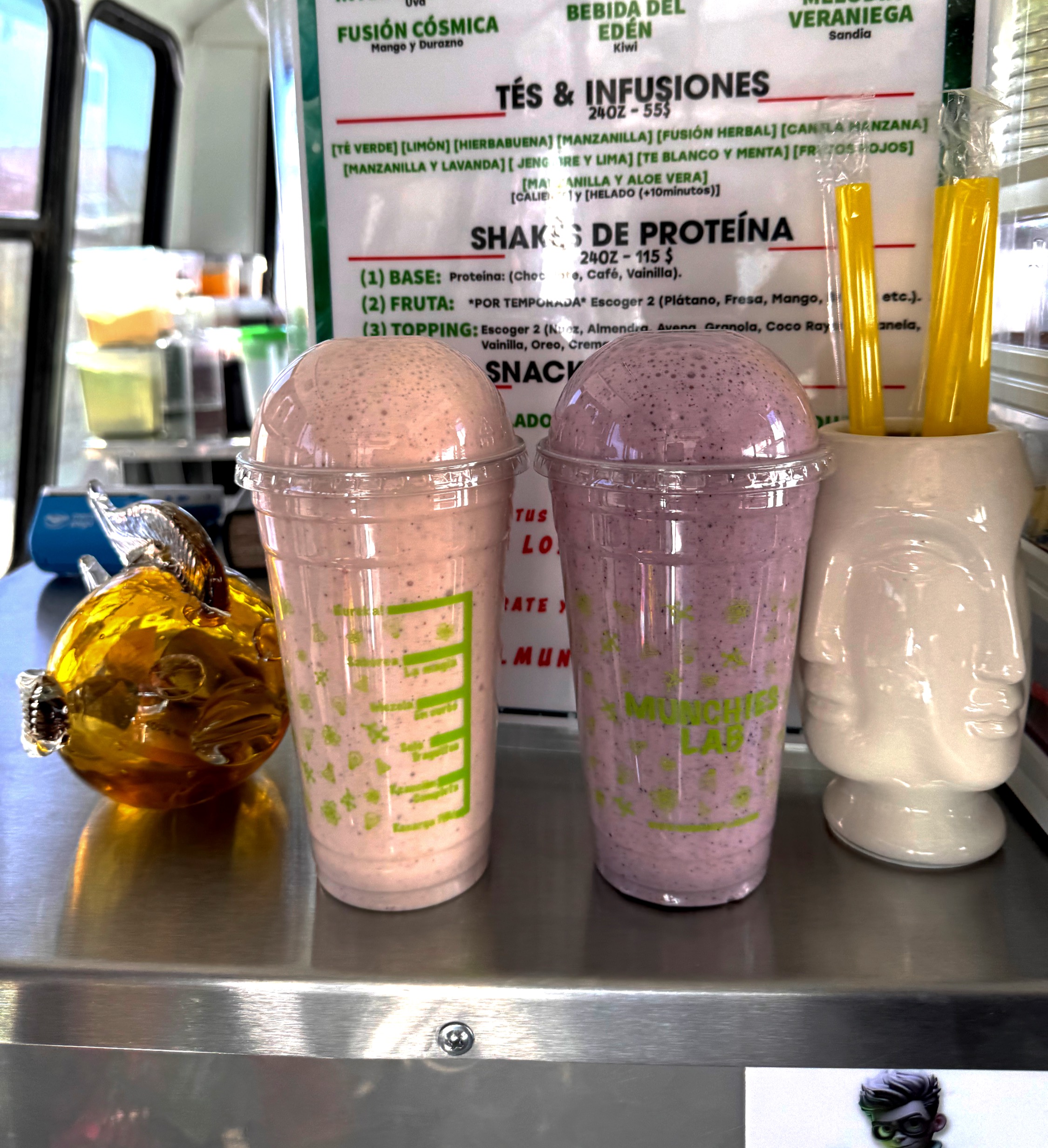 Arranged Food and Objects