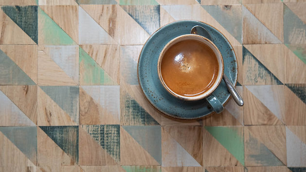 Coffee in a stylish cup