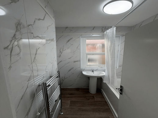 a newly fitted bathroom