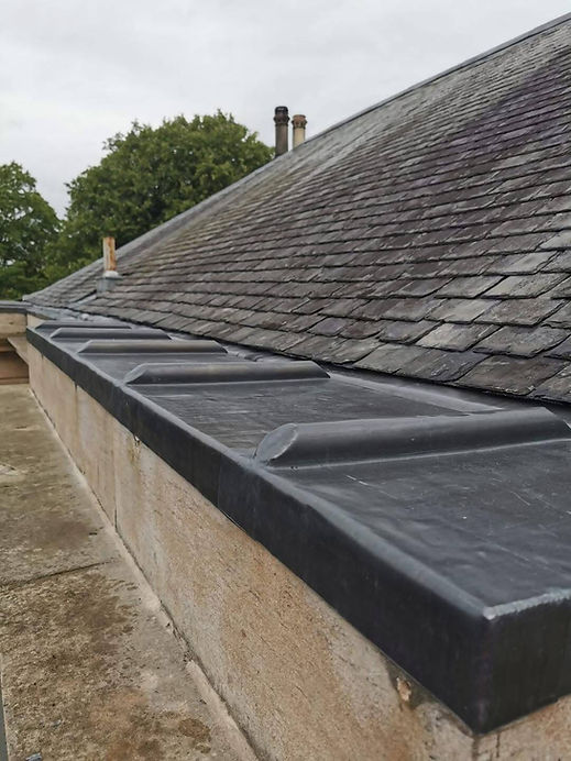 Leadwork on a new roof