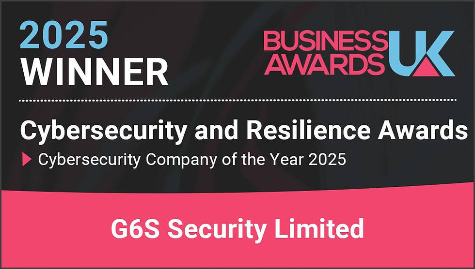 UK Business Awards 2025 Winner for Cybersecurity and resilience