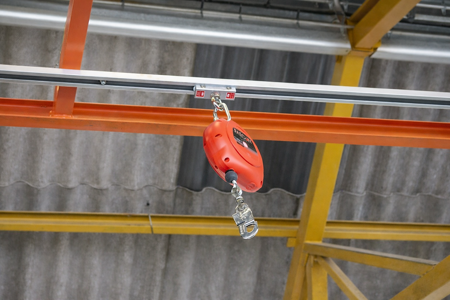 GlideLoc Horizontal Rail in use in industrial setting