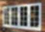 Georgian window in uPVC