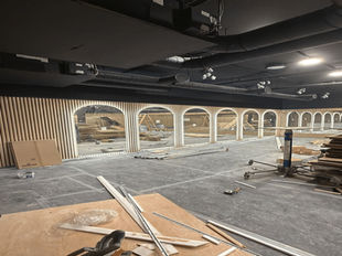 Pilates studio under renovation