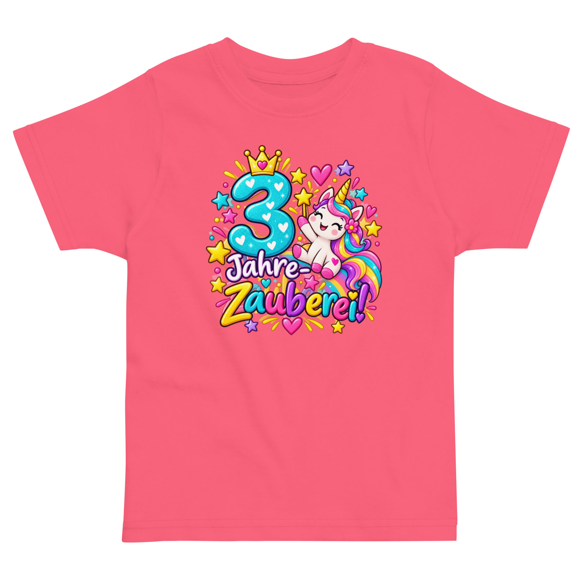 3 Jahre Zauber - Geburtstag T-shirt mit Einhorn