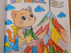 Ein Katzenmalbuch voller Liebe, Mut und stärkender Affirmationen 🐱💛