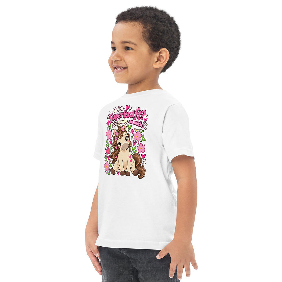 Miniaturbild: Ich glaube an mich - Jersey-T-Shirt für Kinder