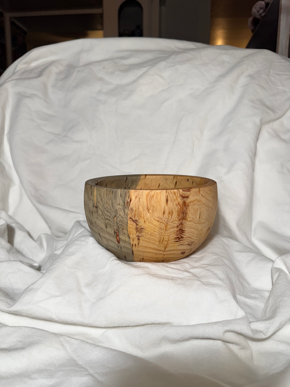 Carved pine bowl- Terry Mark Sharp