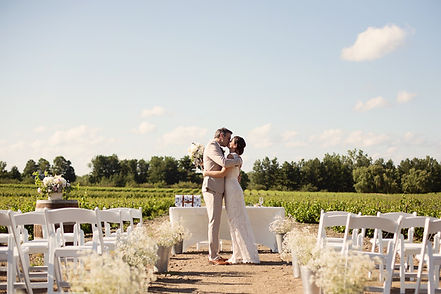Mariage Vignoble de l'Orpailleur, coordinatn & direction artistique: Dominique Houle
