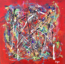 Arthur Bujan | Chaos in love | Acrylic | UNITED STATES OF AMERICA