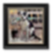Framed painting of a puppy