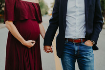 Pregnant Carly & David