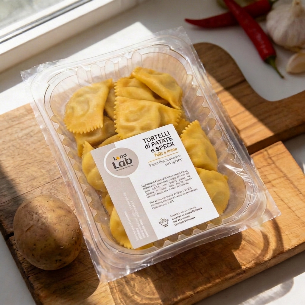 Tortelli di Patate e Speck artigianali fatti a mano