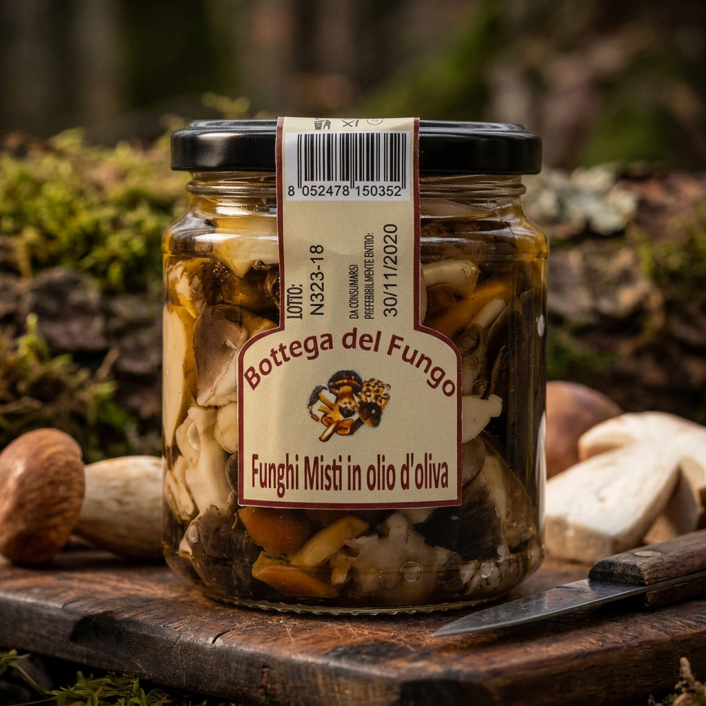 Cogumelos Mistos em Azeite